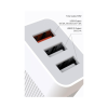 Зарядний пристрій XO QC 3.0 L72 30W (18W/1USB + 2.4A/2 USB) + cable Lightning White (XO-L72i-WH)