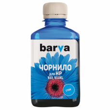 Чернила Barva HP 933/933XL 180мл CYAN Pigmented (H933-721)
