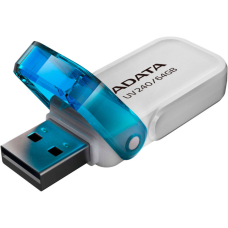 USB флеш накопичувач ADATA 64GB AUV 240 White USB 2.0 (AUV240-64G-RWH)