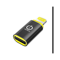 Перехідник USB-C F to Lightning M 30W black XoKo (AC-033)