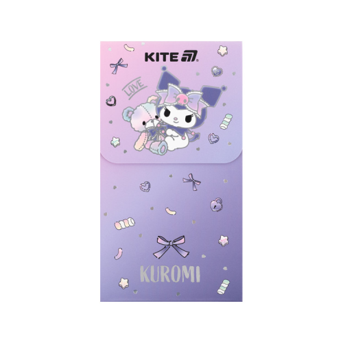 Блокнот Kite на магніті Kuromi 60 аркушів, клітинка (HK24-092-2)