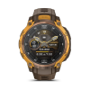 Смарт-часы Garmin Instinct Crossover AMOLED, BronzeSunburst/Cocoa, GPS смарт-годинник (010-03398-01)