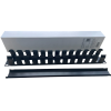 Кабельний організатор 19" 1U гребінчатий, цільнометалевий GEAR (GCM-1U19INCH)