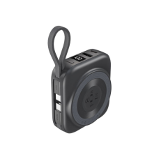 Батарея універсальна Choetech Magnetic Wireless 10000mAh, 22.5W, PD, build USB-C, Apple Watch charger (B697C-BKGY)