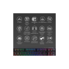 Клавіатура Ducky One 3 TKL Cherry MX Blue RGB UA USB Black (DKON2187ST-CUAPXCLAWSC1)