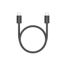 Дата кабель USB-C to USB-C 1.0m 60W Magnet Braided Black Canyon (CND-CCMG60AB15B)