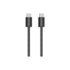 Дата кабель USB-C to USB-C 1.0m 60W Magnet Braided Black Canyon (CND-CCMG60AB15B)