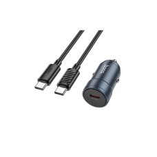 Зарядний пристрій HOCO HOCO Z57 Glorious single-port USB-C PD30W + cable USB-C Metal Gray (6942007633086)