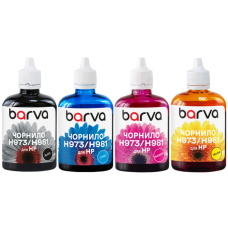 Чернила Barva HP 973/981 BK/C/M/Y 4x100 мл SET, pigm. (H973-100-MP)