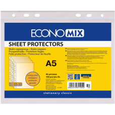Файл Economix А5 40 мкм глянцевых, 100 штук (E31105)