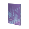 Книга записная Axent Lines А4, 96 листов, клетка, сиреневая (8422-583-A)