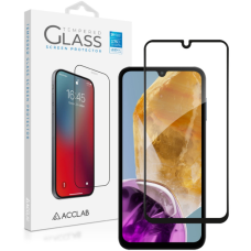 Скло захисне ACCLAB Full Glue Samsung M15 Black (1283126591709)