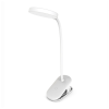 Настольная лампа ColorWay Flexible & Clip 2, 3.5W, battery 1800 mAh (CW-DL10FCB-W)