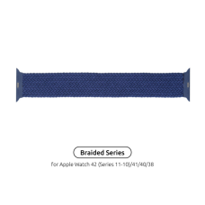 Ремешок для смарт-часов Armorstandart Braided Solo Loop для Apple Watch 42 (Series 11-10)/41/40/38 Atlantic Blue Size 6 (144 mm) (ARM58068)