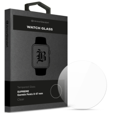 Скло захисне Armorstandart Supreme Black Icon Garmin Fenix 8 47 mm Clear (ARM84721)