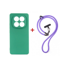 Чохол до мобільного телефона Dengos Case + Cross-body Strap Xiaomi Redmi Note 15 Pro 4G Mint+Purple (DG-KM-CCRB-40)