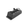 Мережевий фільтр живлення Voltronic G12H, 4 роз, 4USB 3,2А, 2 Type-C, 2м Black (YT-G12H)