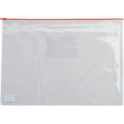 Папка на блискавці Buromax А5, plastic zipper red (BM.3947-05)