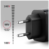 Зарядний пристрій AXAGON 1xUSB-C PD67W + 1xUSB QC4+ PPS gray (ACU-PQ67)
