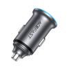 Зарядний пристрій Acefast 1xUSB-C PD65W + 1xUSB black (6974316284963)