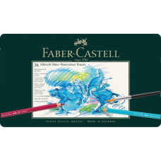 Олівці кольорові Faber-Castell Albrecht Drer 36 кольорів в металевій коробці, 117536 (15439)
