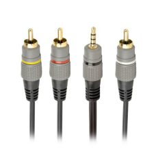 Кабель мультимедийный 3.5mm M to 3xRCA M 1.5m (4pin) AV Cablexpert (CCAP-4P3R-1.5M)