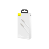 Дата кабель USB-C to USB-C 2.0 mCafule Metal PD 100W white Baseus (CATJK-D02)