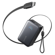 Батарея універсальна Anker 10000mAh Nano 45W Built-In USB-C Cable Black (A1638H11)