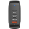 Зарядний пристрій Verbatim MiniGaN 165 W 4 ports (3xUSB-C/1xUSB-A) (32216)
