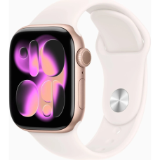 Смарт-часы Apple Watch Series 11 GPS 42mm Rose Gold Aluminium Case with Light Blush Sport Band - S/M (MEU04RK/A)