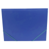 Папка на резинках H-Tone А4, синя (FOLD-HT-JJ40941-BL)