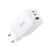 Зарядний пристрій Ugreen 1xUSB + 2xUSB-C 65W GaN CD244 white (15334)