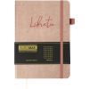 Книга записна Buromax LIBRETA, А5, 96 аркушів, клітинка, бежевий (BM.295117-28)