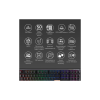 Клавіатура Ducky One 3 Cherry MX Blue RGB UA USB Black (DKON2108ST-CUAPXCLAWSC1)