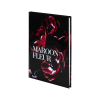 Книга записная Axent Maroon fleur А5, 96 листов, клетка, твердая обложка (8459-1-A)