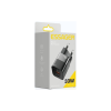Зарядний пристрій Essager 1xUSB + 1xUSB-C 33W GaN black (ECTCA-FZB01)