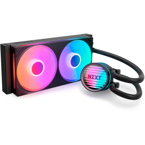 Система жидкостного охлаждения NZXT Kraken Core 240 Black with RGB fans Single Fra (RL-KR24C-B1)