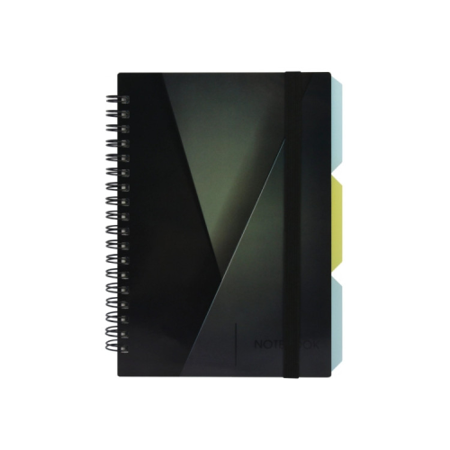 Блокнот Optima Desing 33, B6 з розділювачами 100 аркушів, клітинка (O20358-33)