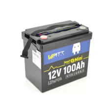 Батарея LiFePo4 WattCycle 12,8V 100Ah, 1,28kWh, Bluetooth (WT12V100AH100MINIBT)