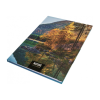 Блокнот Optima Nature of Ukraine: озеро А4, тверда обкл. 96 аркушів, клітинка (O20378-11)
