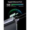 Концентратор Ugreen USB 3.0 to 3xUSB 3.0/RJ45/Micro USB CM266 Gray (60812)