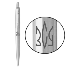 Ручка кулькова Parker JOTTER 17 UKRAINE SS CT BP Трезубец ЗСУ (глад.) (16132_T039t)