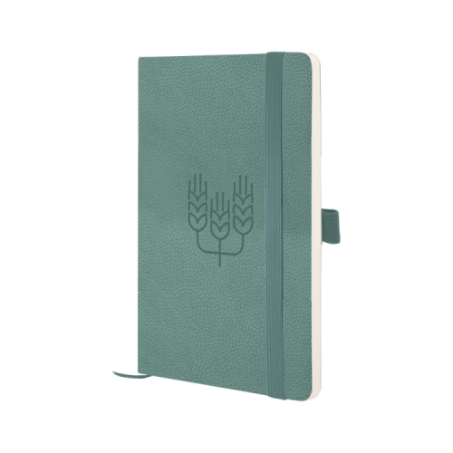 Книга записна Axent Partner Soft Skin Колоски 125x195 мм, 96 аркушів, клітинка (8616-48-7-A)