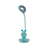 Настільна лампа Kite Bunny LED з акумулятором, зелена (K24-492-1-4)