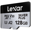Карта памяти Lexar 128GB microSDXC class 10 UHS-I U3 V30 A2 Professional Silver (LMSSIPL128G-BNANG)