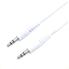 Кабель мультимедийный 3.5mm M to 3.5mm M 1.0m white XQISIT (4029948026954)
