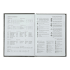 Тижневик Buromax датований 2025 MONOCHROME A5 чорний (BM.2160-01)