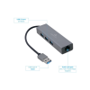 Концентратор USB-A to Gigabit Ethernet, 3 Ports USB 3.1 Gen1 Cablexpert (A-AMU3-LAN-01)
