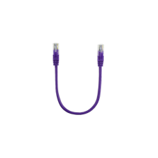 Патч-корд 0.25м, RJ-45, Cat.5e, CU, медь, фиолетовый Ritar (PCR-CU/0.25Pe / 14091)