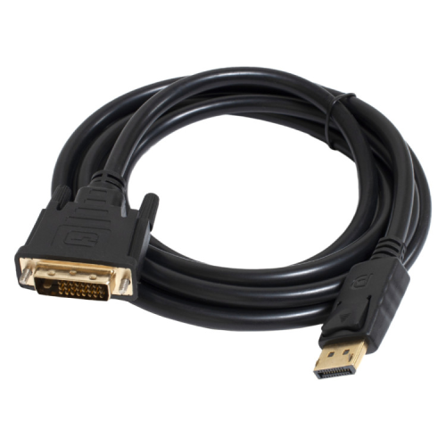 Кабель мультимедійний DisplayPort M to DVI M 1.8m 24+1pin Patron (CAB-PN-MUL-DP-DVI-18)